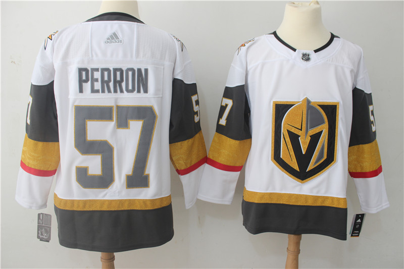 Men's Adidas Vegas Golden Knights #57 David Perron White Stitched NHL Jersey Men's Adidas Vegas Golden Knights #57 David Perron White Stitched NHL Jersey
